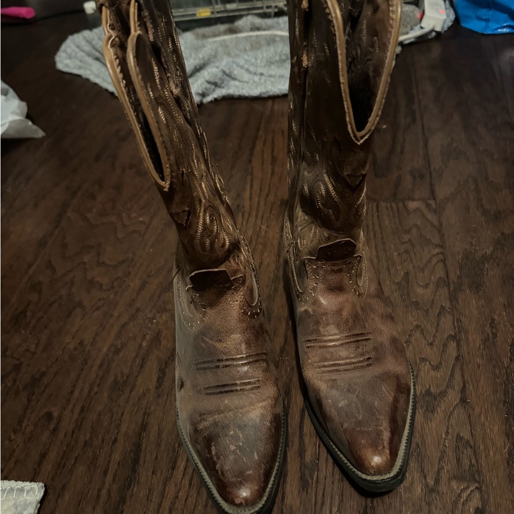 Justin Boots Rich Brown Leather Boots